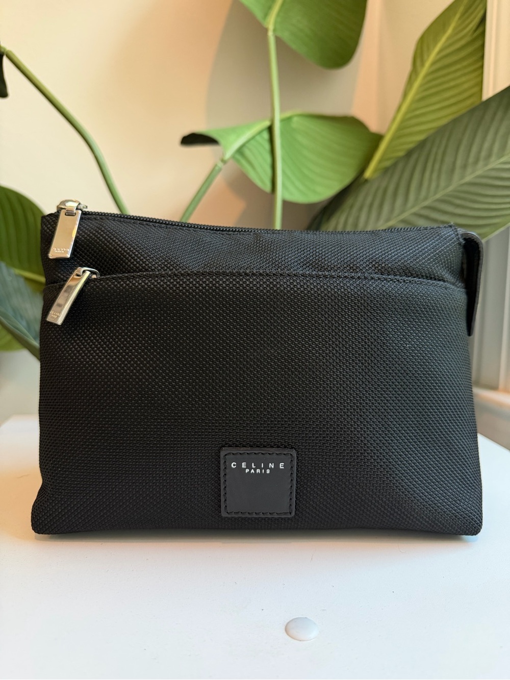 Celine ‘ Textured Canvas Pouch’ - Picture 2 of 13